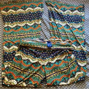 Colorful Wide Leg Pants